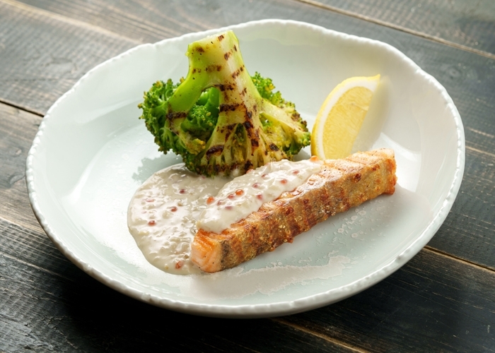 Стейк лосося